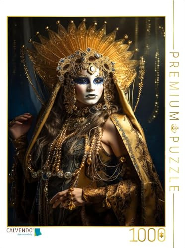 CALVENDO Puzzle EIN Motiv aus dem Kalender Karneval in Venedig | 1000 Teile Lege-Größe 64 x 48 cm Foto-Puzzle für glückliche Stunden