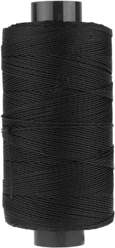 Black Twisted Nylon Line Twine String Cord Plastic String for Gardening Marking DIY Projects Crafting Masonry Tarps and Tie-Downs
