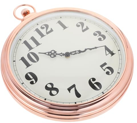 Yardenfun wanduhren Wanduhr zum Aufhängen. runde wanduhr Retro-Uhr Jahrgang Taschenuhr Quarzuhr
