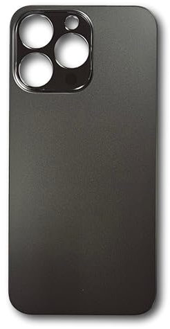 DHLK® Vitre Arrière Compatible avec iPhone 13 Pro - Verre Verre Back Glass Big Hole (Noir)