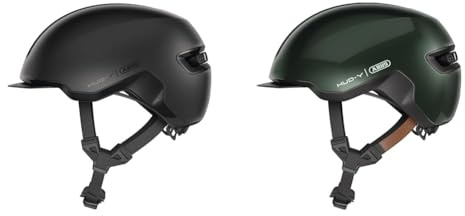 ABUS Urban Helm HUD-Y - mit magnetischem, aufladbarem LED-Rücklicht & Magnetverschluss & Urban Helm HUD-Y - mit magnetischem, aufladbarem LED-Rücklicht & Magnetverschluss