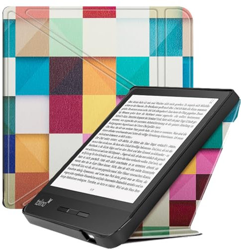 Étui pour liseuse Tolino Vision 5 et Kobo Libra H2O pour Kobo Libra H2O Coque fine et légère avec fonction veille/réveil automatique pour Tolino Vision 5 (MF)