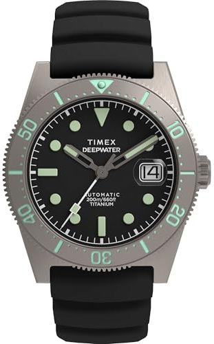 Timex Herren Analog Automatik Armbanduhr Deep Water Reef