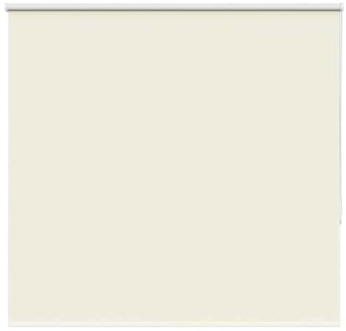 vidaXL Verdunkelungsrollo Cremeweiß 155x175cm Stoffbreite 151,6cm, Rollo, Klemmfix, Thermorollo, Verdunklungsrollo, Klemmrollo, Fensterrollo