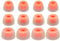 Rhinent Premium Earbuds Silicone Tips For JBL Tune Beam Tws Earbuds Tips, Fit Charging Case, Compatible with JBL Wave Beam/JBL Wave Buds/JBL Wave Flex 2 in Ear Eartips SML 12pcs (Transparent White)