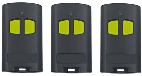 Télécommande de rechange pour porte de garage compatible avec Beninca TO.GO 2 VA/4 VA 433,92 MHz pour portail électrique (3 pièces)