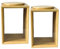 2Pcs Cereal Containers Storage, Bamboo Wood Rice Dispenser with Removable Lids, Clear Window Kicthen Storage Can for Snack, Rice, Flour, Pasta.