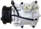 XRLHMP Compresor de aire acondicionado compatible con Ford Focus MK1 1.4 1.6 1.8 2.0 YS4H-19D629-AF 1779107 YS4H-19D629-AD YS4H-19D629-AA YS4H-19D629-AB 4588121