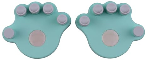 Generic Klavier-Fingerübungsgeräte mit Halberhöhten Pads, 1 Paar für Klaviergriffe – ABS + Silikonmaterial, in Schwarz/Grün/Rosa – Fördert Fingerkraft und Präzision – Perfekt für Angehende