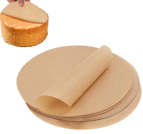 150 Pièces Rond Papier Cuisson, Adaptées Aux Friteuses À Air, De 30 Cm De Diamètre, Résistantes À La Chaleur, Peuvent Être Utilisées Dans Les Friteuses À Air