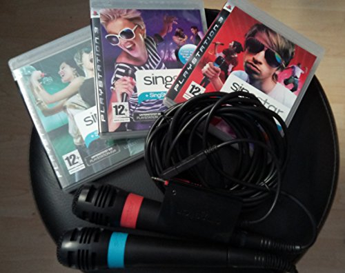 PS3 Singstar vol.1 - 2 - 3 + Mikrofone
