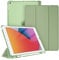 FINTIE Case for iPad 9th / 8th / 7th Generation (2021/2020/2019) 10.2 inch - [with Pencil Holder] Ultra Slim Cover with Frosted Back Shell, Auto Wake/Sleep, Sage Green