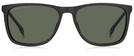 BOSS HUGO 1249/S Brille, Matte Black, 56 für Herren, Mattes Schwarz