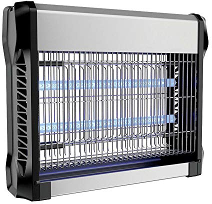 etc-shop Insektenvernichter UV Lampe Insektenfalle UV Leuchte Insektenlampe Mückenlampe Chemiefrei, waschbar, hinstellen/aufhängen, 2X 8W, LxBxH 35,4x9,3x28 cm