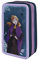 Scooli Disney Frozen Tripledecker - gefülltes Federmäppchen mit Eberhard Faber Stiften - stylische Federmappe mit Motiv - Schlamperbox für Buntstifte und Bleistifte - ideal für den Schuleinsatz