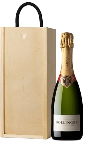 Bollinger Special Cuvee Champagne 37.5cl Half Bottle in a Champagne Wooden Gift Box