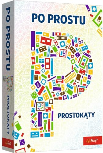 Trefl - Einfach P, Rechtecke - Kreatives Familienspiel, Buchstaben P, Rechtecke erzählen, Rate-Spaß, Einfache Regeln und Lustige Unterhaltung, Spiel Für Erwachsene und Kinder ab 8 Jahren