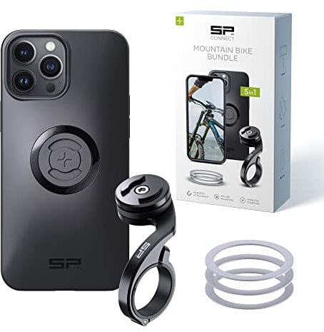SP CONNECT Mountain Bike Bundle |SPC+| kompatibel mit iPhone 13 Pro Max/12 Pro Max | Handyhalter für Mountainbike| Mountainbike MTB Handy Halterung Gadget