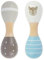 Bieco Baby Rassel Holz Reh | Hantelrassel | 2er Set | 19 cm | Kinder Rassel Musikinstrument | Holzrassel Baby Montessori Rassel Kinder ab 1 Jahr Rassel Baby 0-6 Monate Rasselring Baby