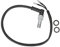 Bremslichtschalter, M10x1,25 Universal-Stahl-Hydraulikdruck-Einleitungs-Hydraulikbremssystemschalter Für Motorräder, Geländefahrzeuge, Roller(without Plug)