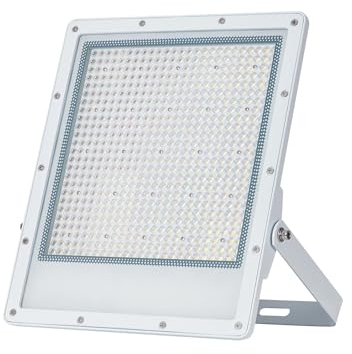 LEDKIA LIGHTING LED-Flutlichtstrahler Led Strahler Außen Gartenstrahler 100W Dimmbar TRIAC 170 lm/W IP65 ELEGANCE Slim PRO Weiss Kaltweiß 5000K