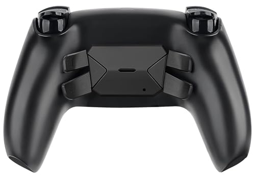 Programmable Remap Back Paddles Kit for PS5 Controller BDM 010 & BDM 020, 4 White Upgrade Back Button Attachment for PS5 Controller (black)
