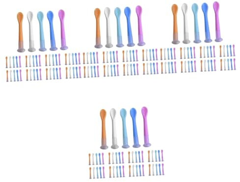 minkissy 4sets Convenient Contacts Lens Removal Kit Small Lightweight Stick for Care Anywhere 100pcs*4