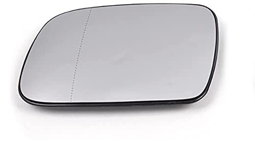 CQISTJ Cristal De Espejo Retrovisor para Peugeot 307 2001 2002 2003 2004 2005 2006 2007 2008, Izquierdo y Derecho Calefactable Cristal de retrovisor Lateral con Placa Posterior,Left