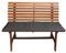 Spetebo Universal Bankauflage 120 cm - grau - Gartenbank Sitzpolster waschbar - Garten Sitzbank Kissen Hollywoodschaukel Auflage Fensterbank Auflage Stuhlkissen
