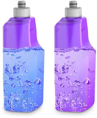 Enspoway 310 ML Double Bottle Spray Mop Replacement Bottles, Leak Free Microfiber Floor Mop Refillable Bottles for Multi-Purpose Surface Home/Kitchen/Bathroom, 2 Pack