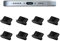 LIANRISES 8pcs Usb C Dust Plug Type C Dust Plug Silicone Charging Port Cover Type C Plug Cover Type-C Port Dust Plugs Usb C Cover for iPhone 15/16 for Samsung HUAWEI Xiaomi OPPO Smartphone and Tablets