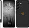 KPPIT für Samsung Galaxy A55 5G Hülle Silikon mit Gold Liebesherz,Handyhülle Ultra Dünn Gold Love,Kratzfeste Rundumschutz Schutzhülle für Samsung Galaxy A55 Case, Schwarz