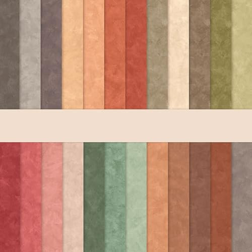 Scrapbook Papier Buntes Scrapbook Bastelpapier mit Muster, Doppelseitiges Decoupage Papiere Motivpapier, 24 Blatt Scrapbooking Papier Dekorpapier (A, 30,5x30,5 cm/12x12 inch)