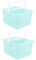LALAFINA 2pcs Paint Brush Cleaner Pot Artist Brush Cleaning Bucket Art Pen Barrel Plastic Washer Box for Watercolor Acrylic Oil Painting