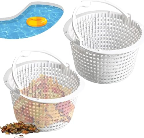 Skimmer Korb, Pool Skimmerkorb, 16.5cm Pool Sieb Pool Vorfilter Ersatz Skimmerkorb Mehrzweck Skimmer Filterkorb Mit Griff Verbessert Das Skimmen, Die Reinigungseffizienz Für Teich, Pool