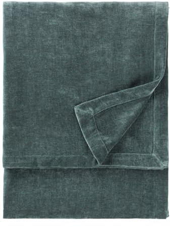 Yard Furn Heavy Chenille Throw – Luxury Soft Velvet Decorative Blanket for Bed or Sofa (Marine - 130x180cm)