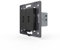 LIVOLO Glas Touch Lichtschalter Funkschalter Steckdosen Wechselschalter uvm in schwarz (Modul: USB Ladedose VL-C7-2USB-12)