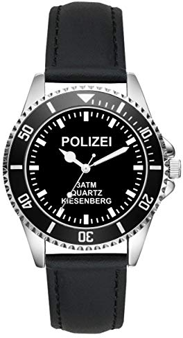 KIESENBERG Polizei Geschenk Artikel Idee Fan Uhr L-2414