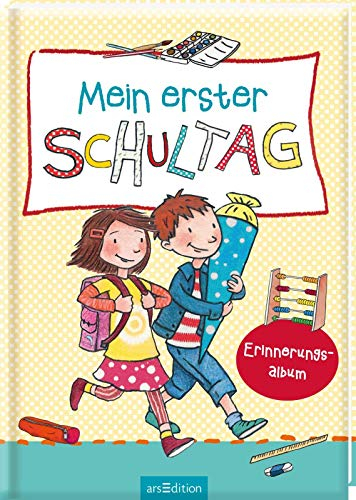 Mein erster Schultag: Erinnerungsalbum | Eintragbuch für Kinder ab 5 Jahren, Geschenk Schulanfang, Einschulung
