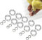 Fdit 10PCS Vogel Fußringe Anti Escape Papagei Bein Ring Vögel Fußkettchen Ring Outdoor Fly Training Aktivität Ring Clip für Haustier Training(#8)