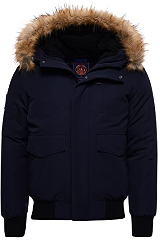 Superdry Herren Everest Bomber Jacket, Nordic Chrome Navy, XXL