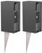 ledscom.de 2 Stück Garten-Steckdosensäule POMI mit Erdspieß für außen, IP44, Smart Home, WLAN, Alexa, 3-Fach, anthrazit, eckig, 23cm