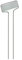 Dysetcs 25 Stück Metall Garten Pflanzenetiketten wetterfest Zink Metall Pflanzenstecker Tags Garten Marker Wasserdicht für Blumen Gemüse Sämlinge Samen 8 × 6,6 cm