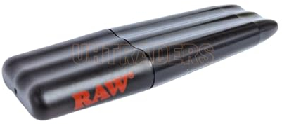 RAW Three Tree Triple Preroll-Koffer, Schwarz, Schwarz , Modern