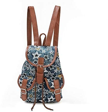 Freizeitrucksack Mini-Rucksack for Teenager-Mädchen Leinwand Kleiner Rucksack Frauen Reisen Freizeit Buch Rucksack