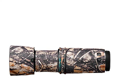 easyCover - Lens Oak - Objektivschutz - Schutz für Ihr Kameraobjektiv - Canon RF 100-400mm F5.6-8 is USM - Wald Camouflage