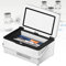 IXART Nevera portátil para insulina, Temperatura Constante 0-18℃ Mini Nevera para medicamentos, Tiempo de Trabajo Largo de 8 Horas, Mini Nevera para medicamentos con Pantalla LCD y 2 baterías