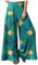 Radlerhose Damen Gepolstert Casual Yogahose Mit Blumen Pumphose Hohe Taille Schlabberhose Casual Einfarbig Leinenhose Baumwolle Leinen Strandhose Lässig Sporthose Frauen,Cyan,M