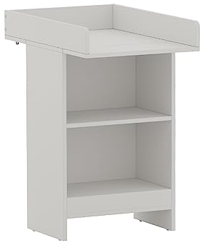 Vicco Commode à Langer Mona, Blanc, 60x103.5cm avec Table à Langer