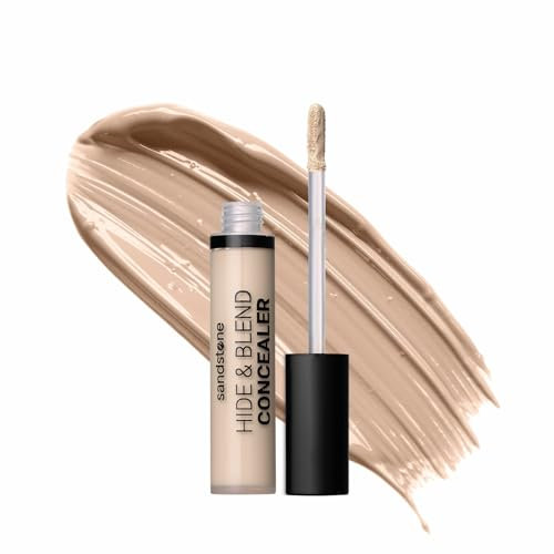 Sandstone Scandinavia hypoallergener Concealer beige | N55 | Zum Abdecken von Rötungen, Augenringen | Abdeckstift gesicht | Unisex-Make-up | vegan und allergiezertifiziert schminke